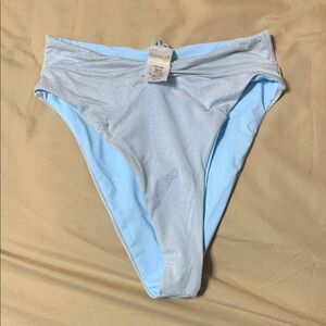 L*Space Sparkly Blue Bikini Bottoms
